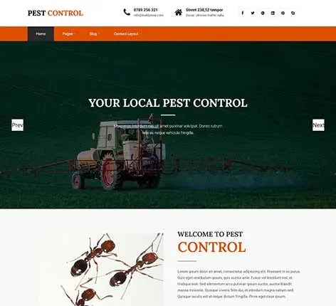 Pesticide Production Agency WordPress Theme