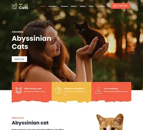 Pet Business WordPress Theme
