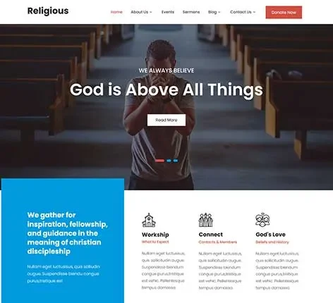 Prayer WordPress Theme