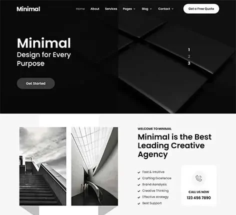 Prebuilt Layout WordPress Theme