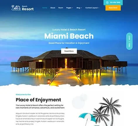 Reservation System WordPress Theme
