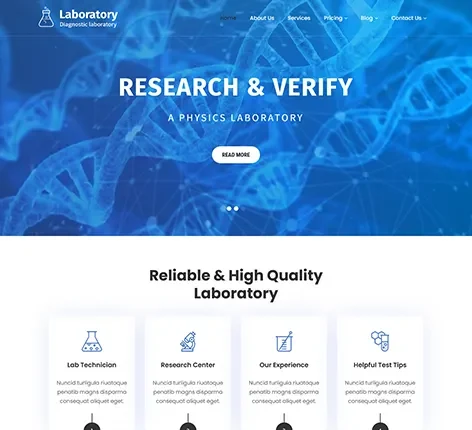 Science WordPress Theme