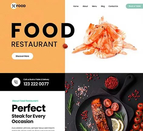 Seafood WordPress Theme