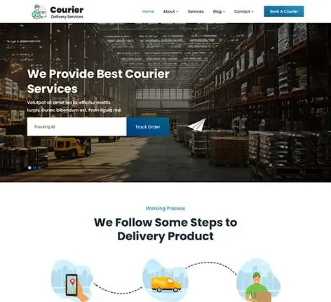 Shipping Center WordPress Theme