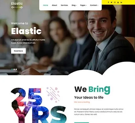 Single Page Website Theme