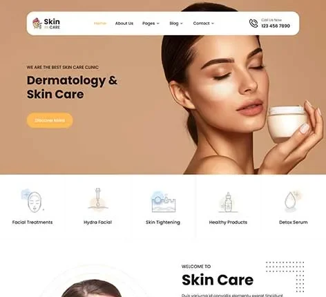 Skin Care WordPress Theme