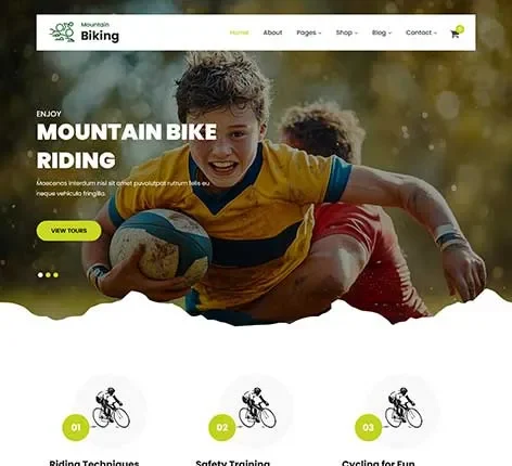 Sports Club WordPress Theme