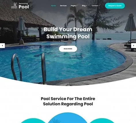 Swimming Academy WordPress Theme