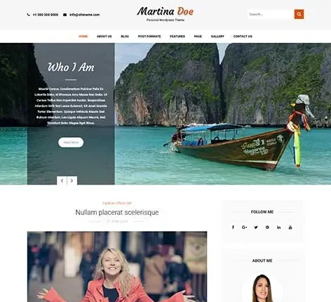 Typical WordPress Theme