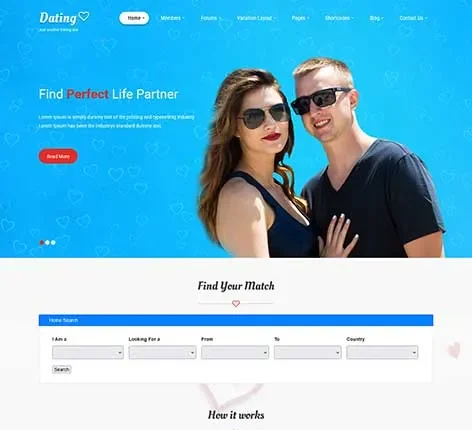 Valentines Day WordPress Theme