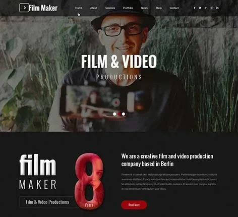 Video Header WordPress Theme
