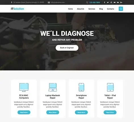 Virtual Assistant WordPress Theme