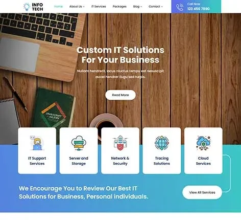 Web Design Company WordPress Theme