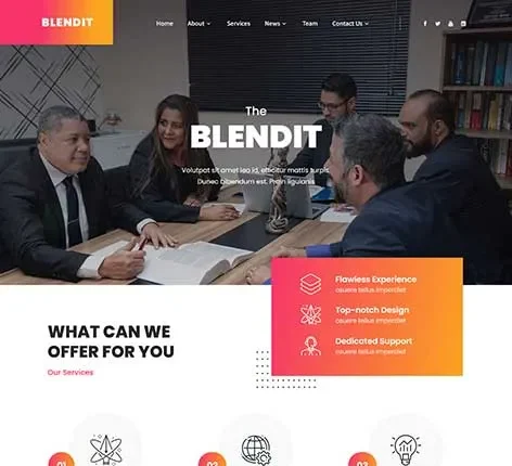 Web Services WordPress Theme