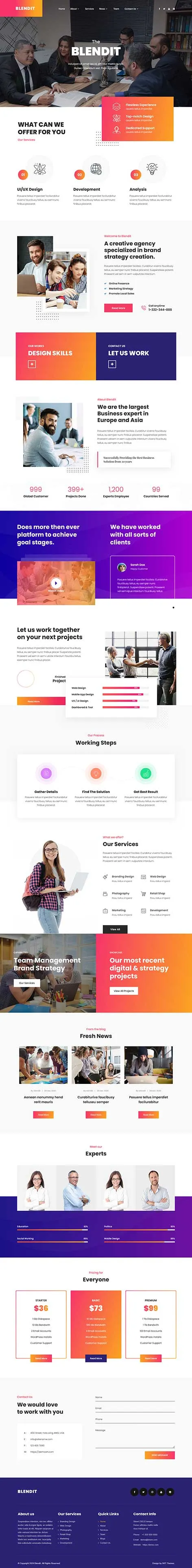 Web Services WordPress Theme