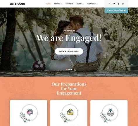 Wedding Website Template