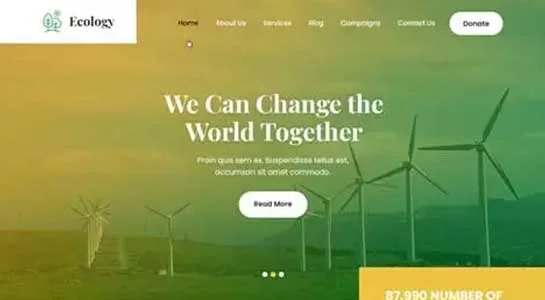 Ecology WordPress Theme