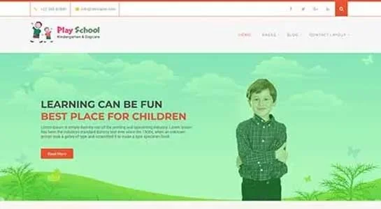 Play School WordPress Theme