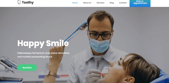 Toothy WordPress Theme