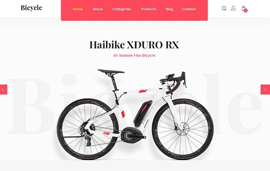 Bicycle Shop WordPress Theme