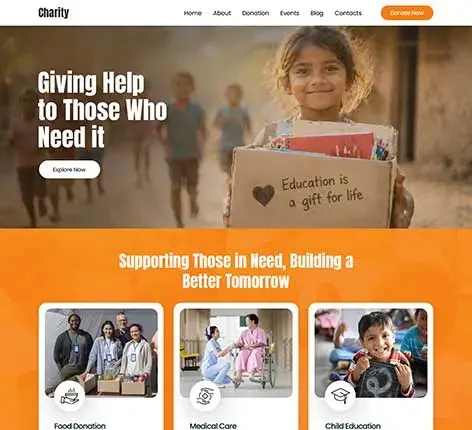 SH Social -charitable wordpress theme