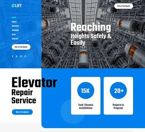 Elevator WordPress Theme - SH Elevator PRO